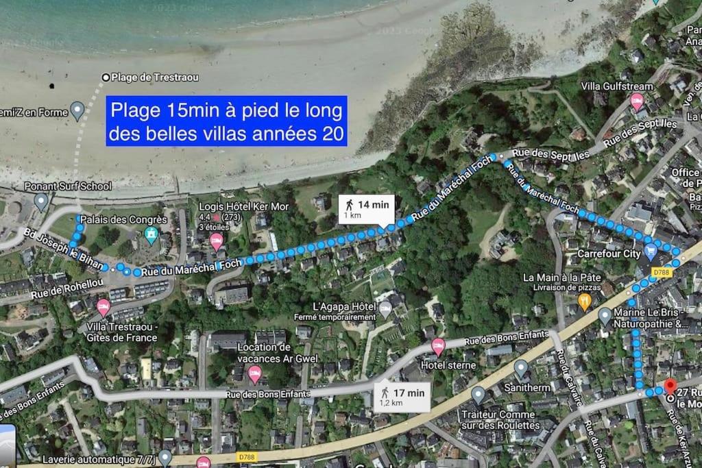 Maison Perros-Guirec 2 Chambres, Plages Et Centre Ville. 6 Pers. Eksteriør bilde